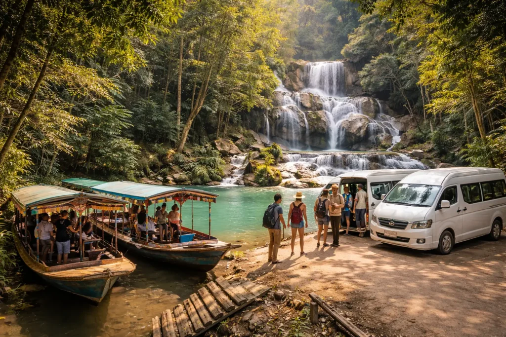 Kuang Si Falls Half-Day Tours from Luang Prabang