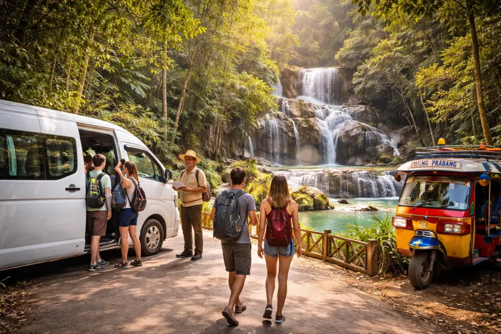 Kuang Si Falls tour vs visiting on your own