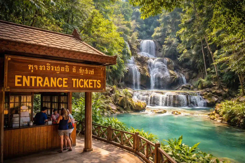kuang si falls entrance fee